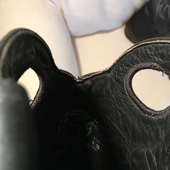 Denver Mountain Leather Western Boots Made In Mexico - Picture 12 of 16